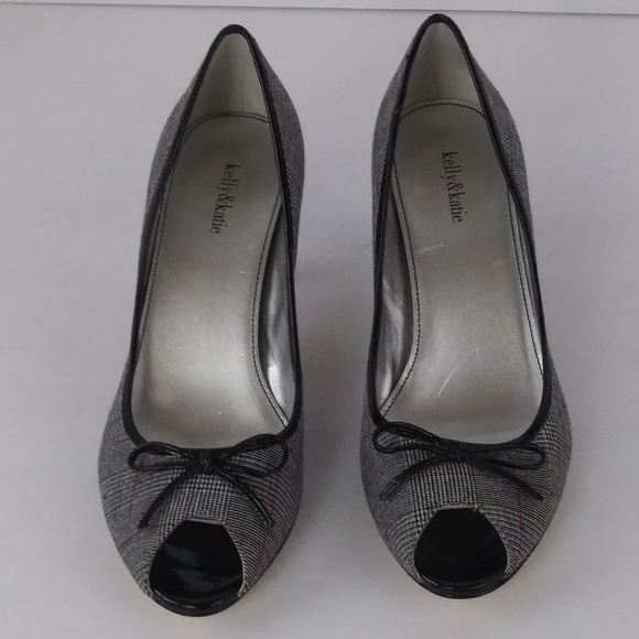 Kelly & Katie peep toe heels women size 8M - Picture 2 of 8